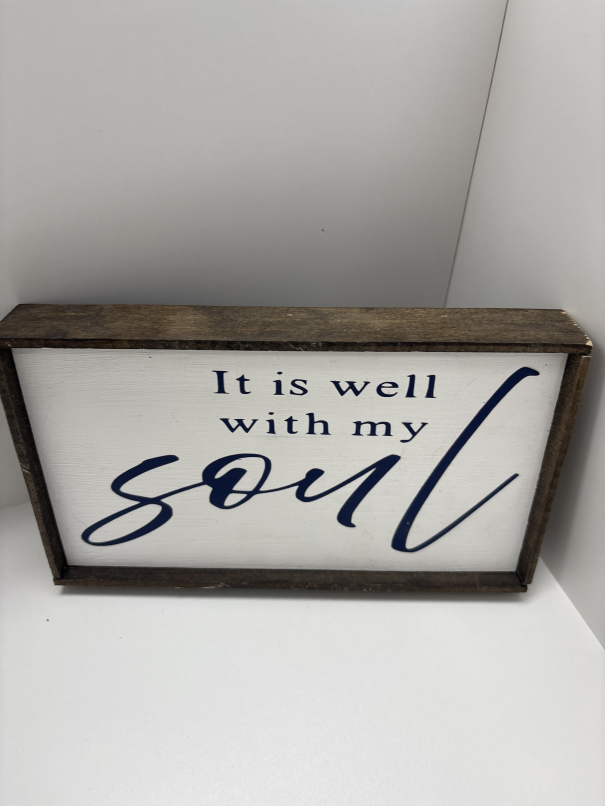 Handmade block sayings