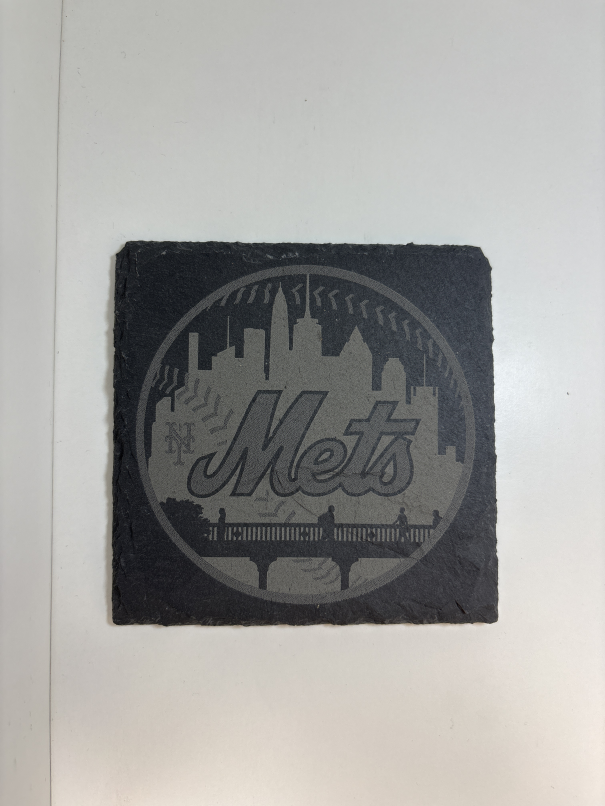 Handmade slate coasters
