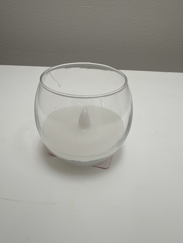 Decor candle battery operated