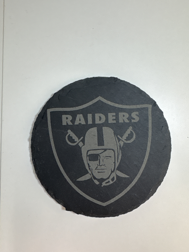 Handmade slate coasters