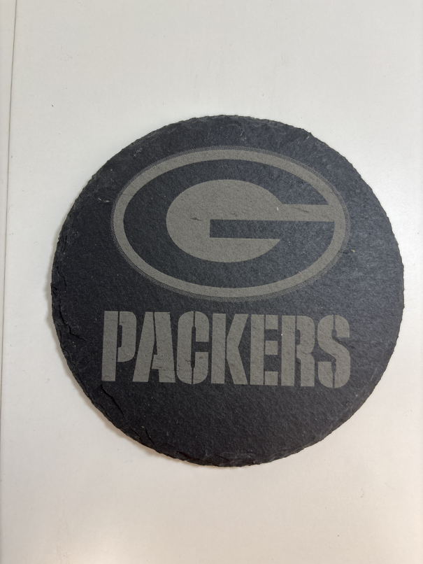 Handmade slate coasters