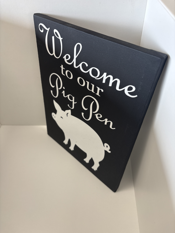 Handmade Canvas Sayings