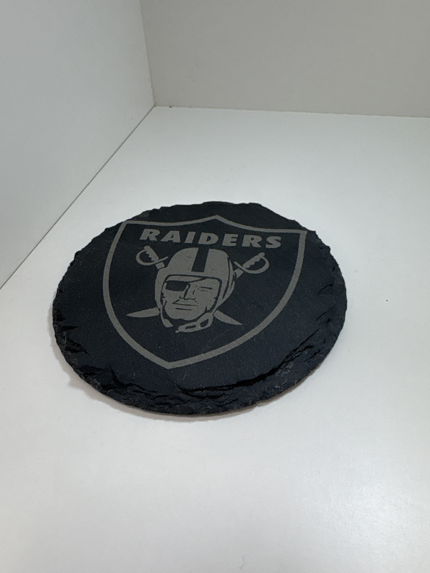 Handmade slate coasters