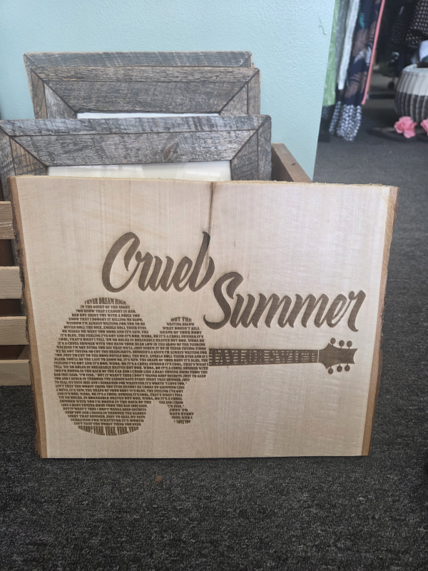 Handmade wood signs