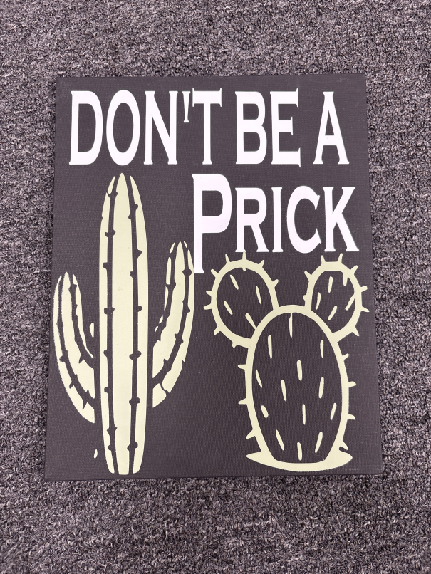 Handmade Canvas Sayings